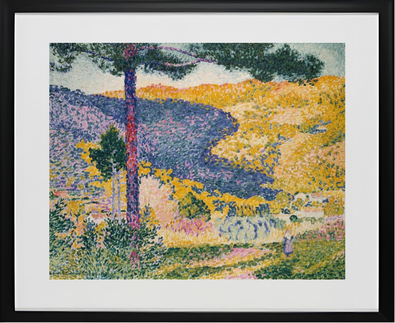 Valley with Fir (Shade on the Mountain)