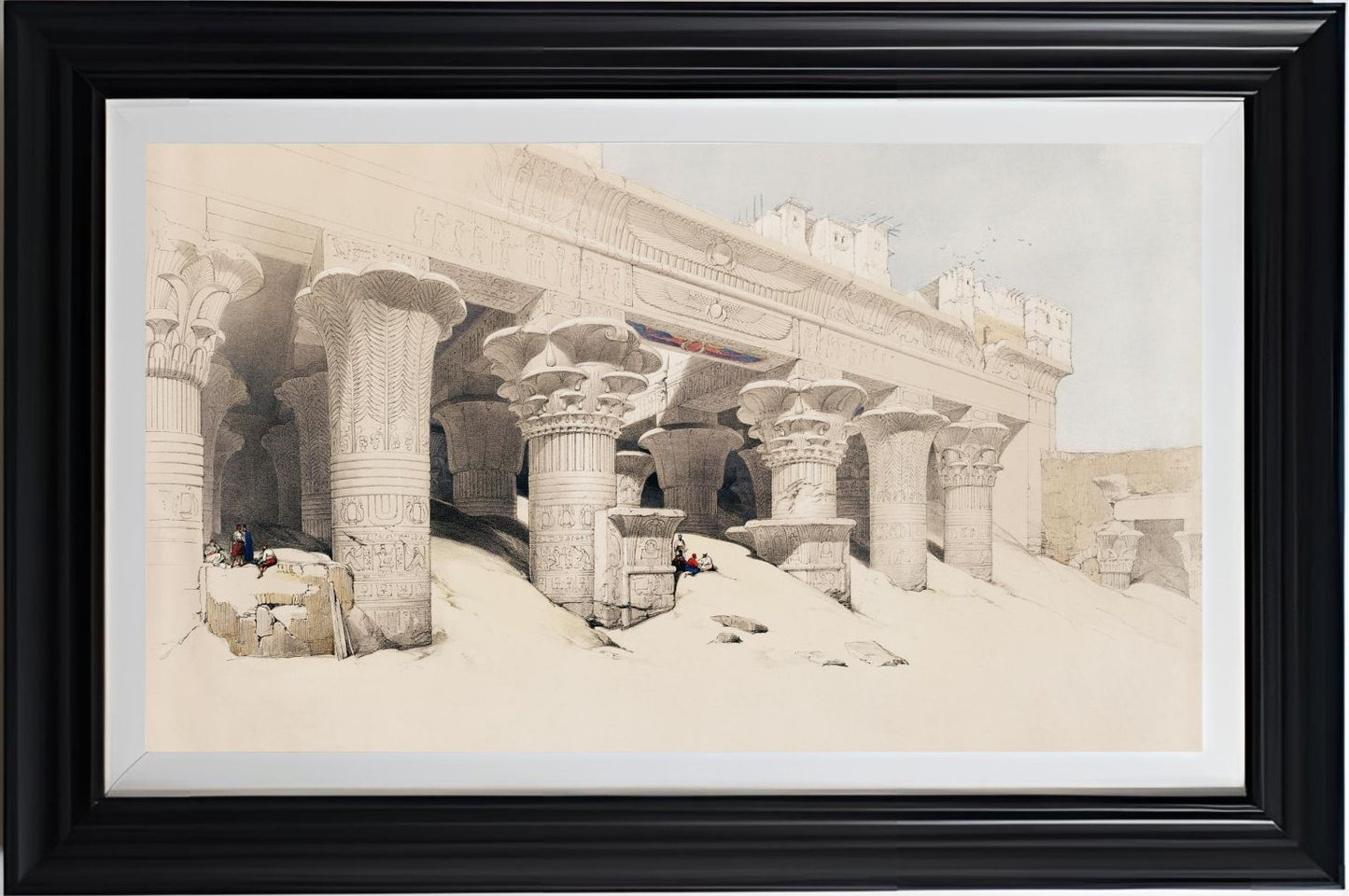 Portico of the Temple of Edfou Upper Egypt