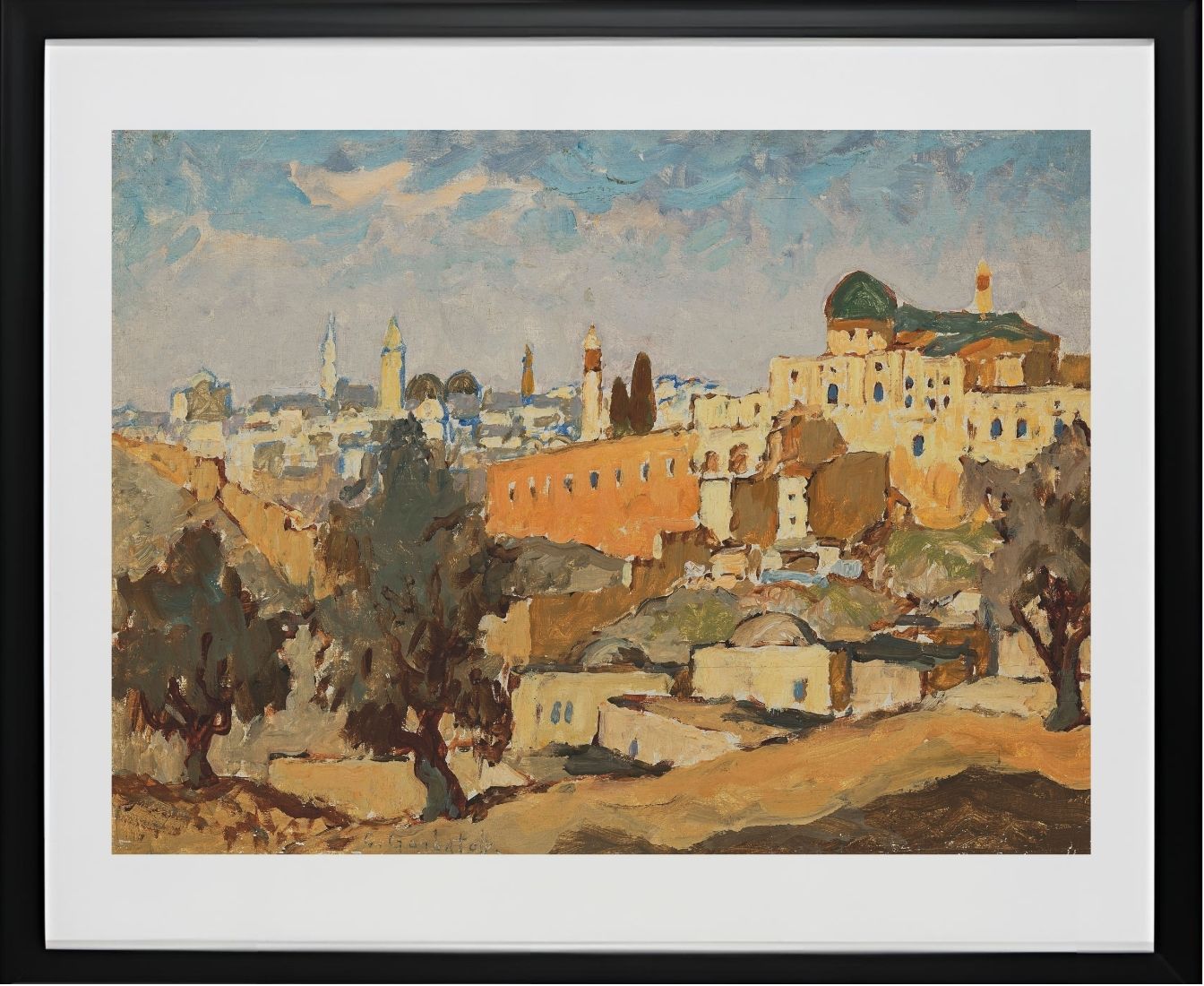 View of Jerusalem from Silwan village
