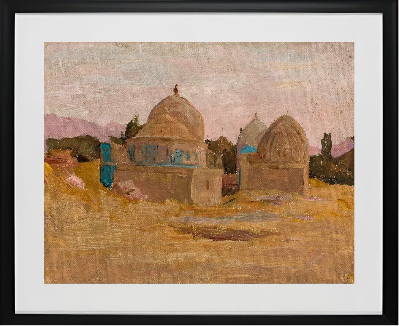 Samarkand – Shah-i-Zinda mosque From the journey to Turkestan