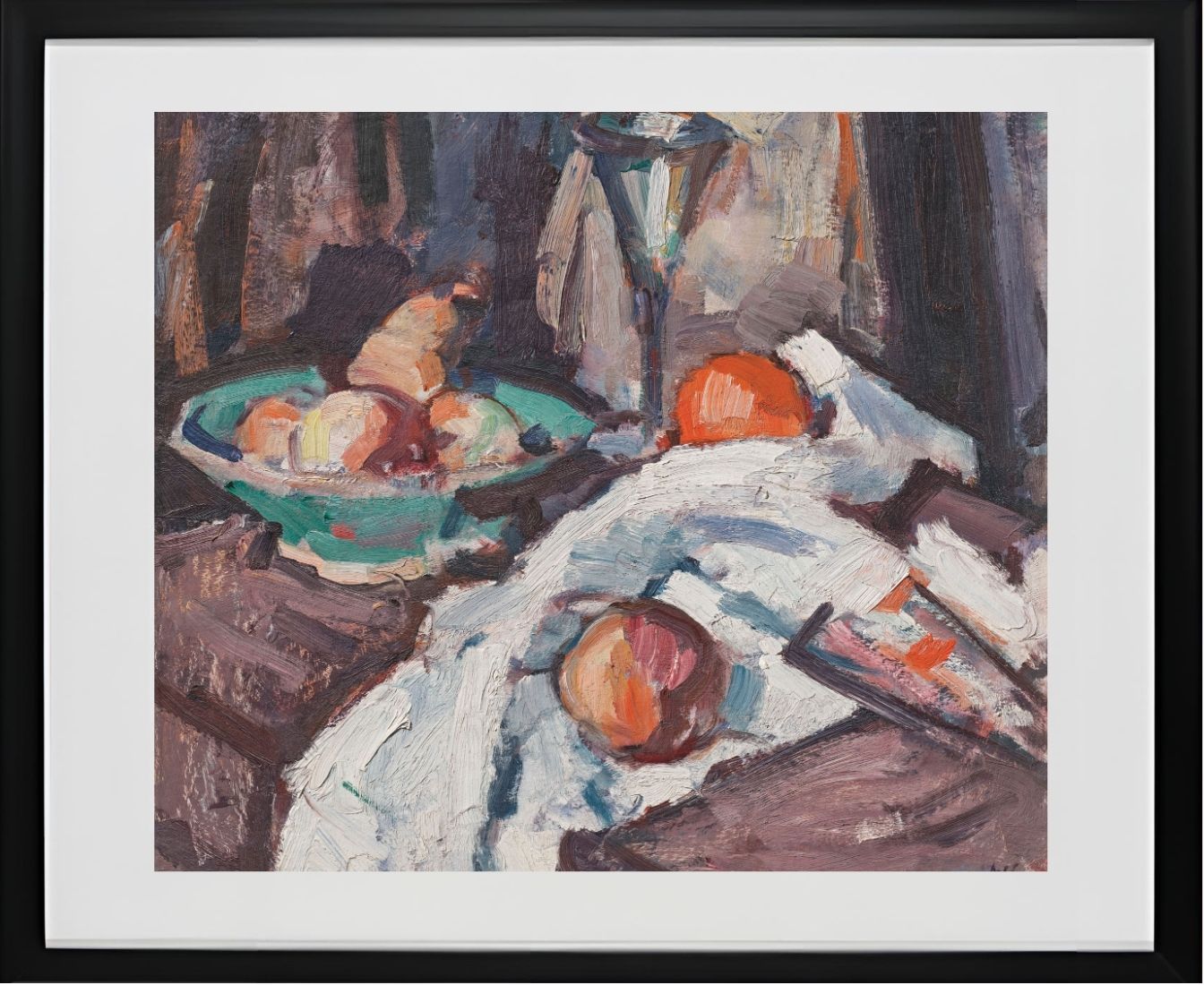 Still Life with Wine Glass and Fruit