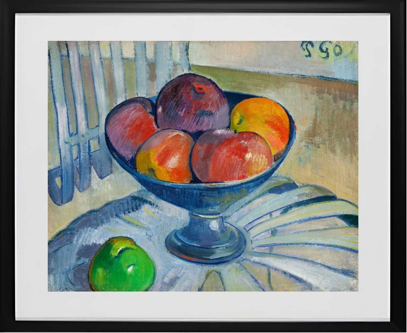 Fruit Dish on a Garden Chair