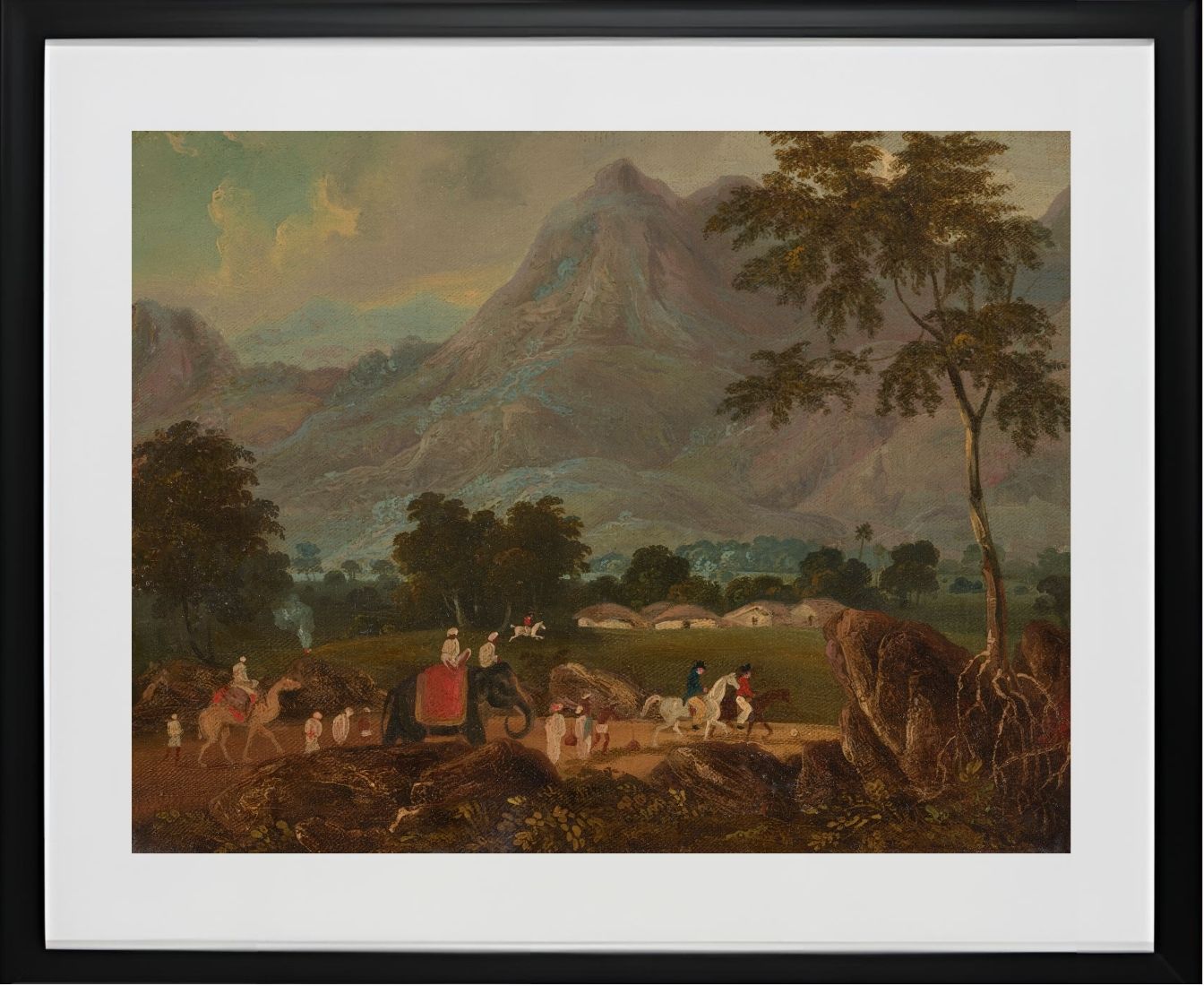 The road from Calcutta to Patna with an elephant and a camel