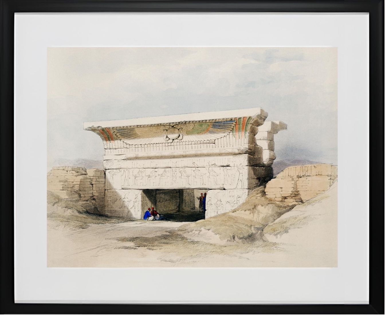 Dendara Temple dedicated to the goddess Hathor
