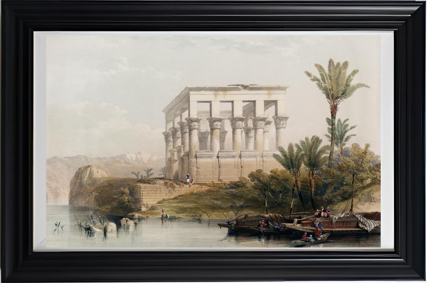 The hypaethral temple at Philae called the Bed of Pharaoh