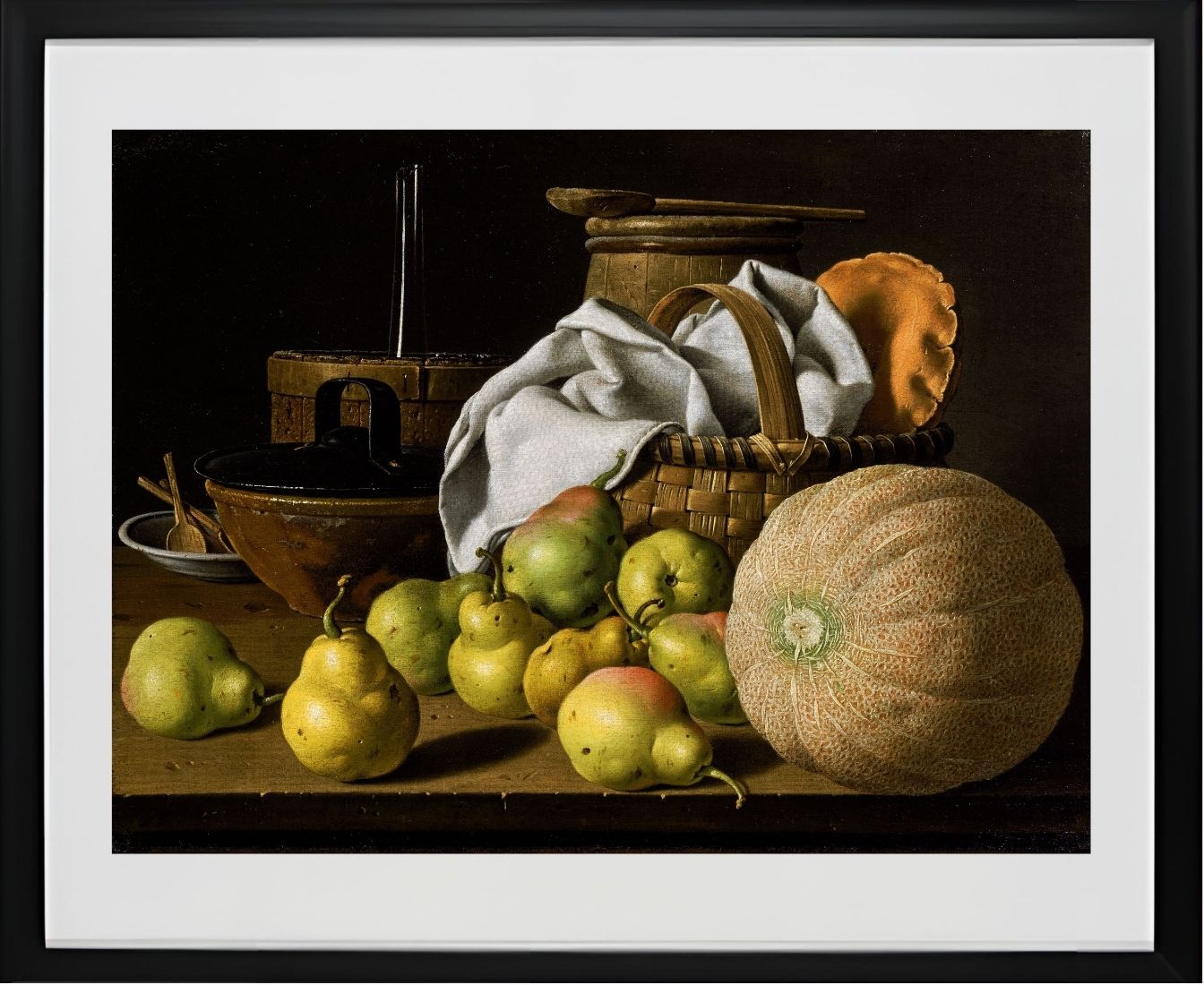 Still Life with Melon and Pears (c.1772)