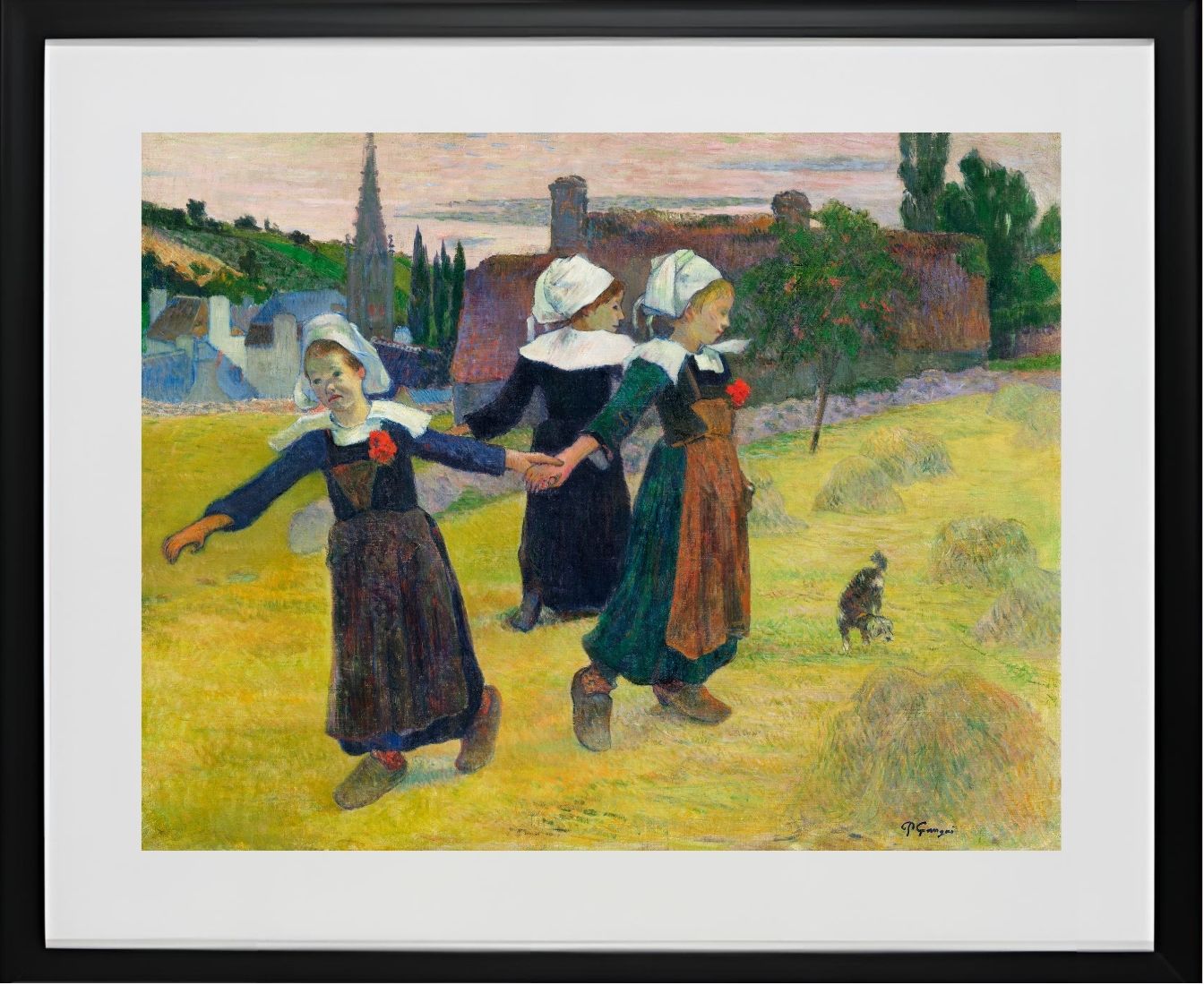 Breton Girls Dancing