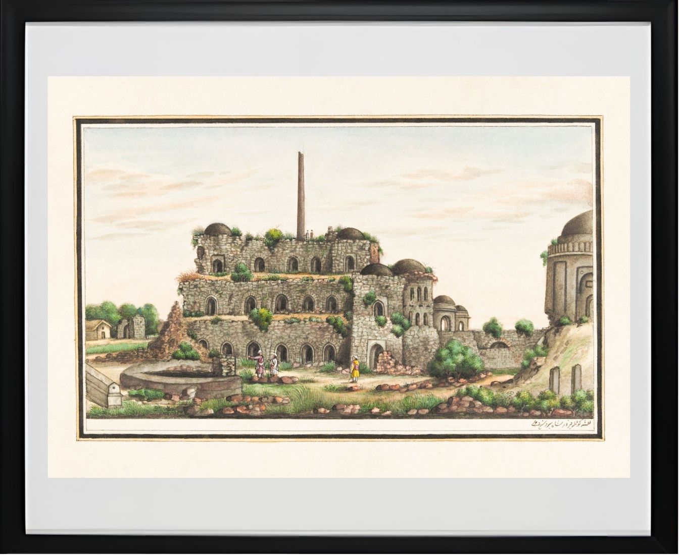 Lat (piller) of Asoka and Firoz Shah's Kotila