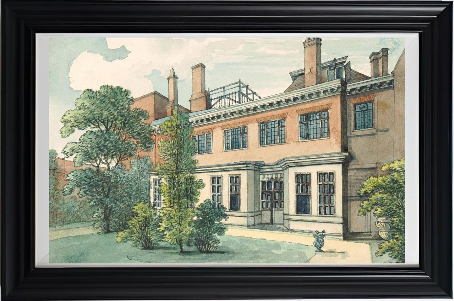 Garden Front of Weaver's Hall