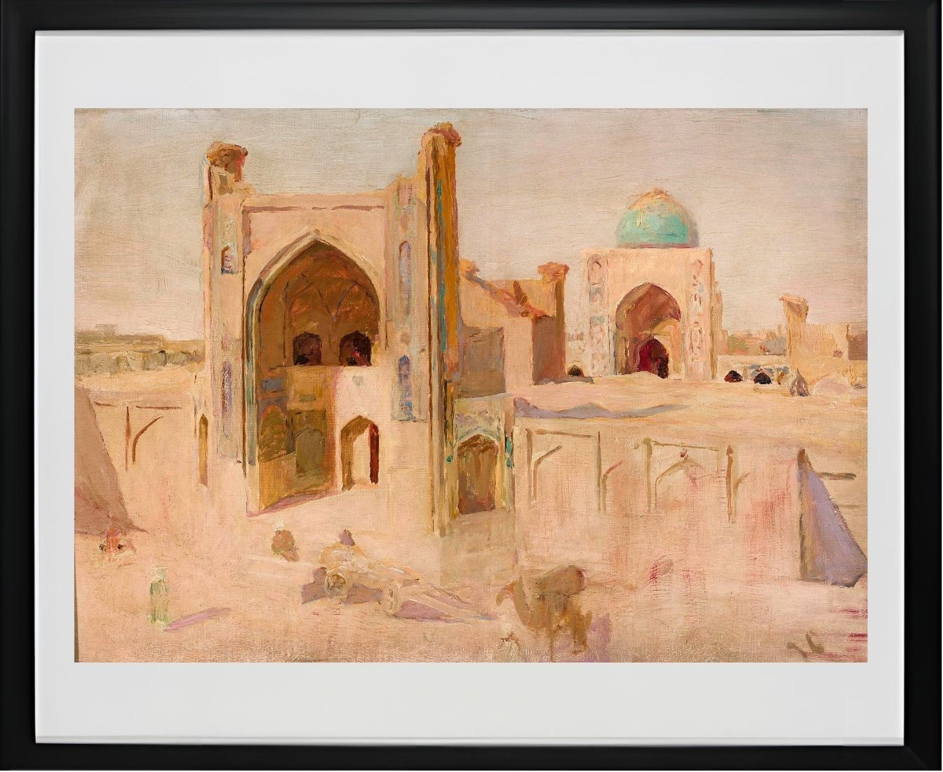 Kalan Mosque in Bukhara. From the journey to Turkestan