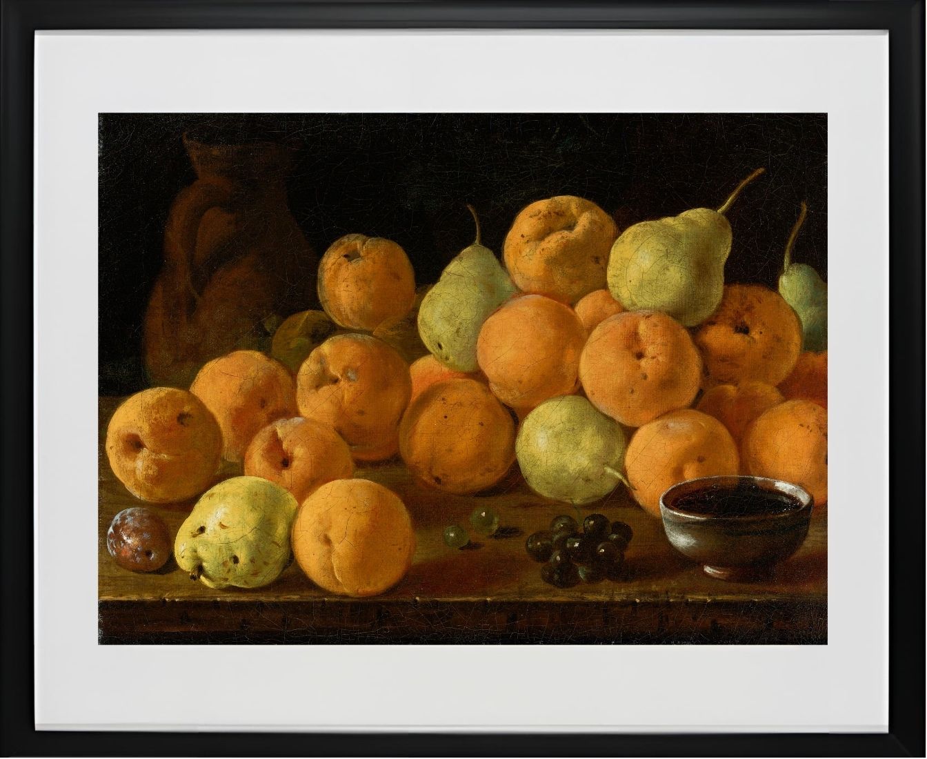 Still Life With Peaches, Pears And Grapes
