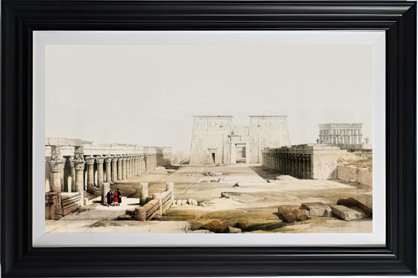 Grand approach to the Temple of Philae Nubia