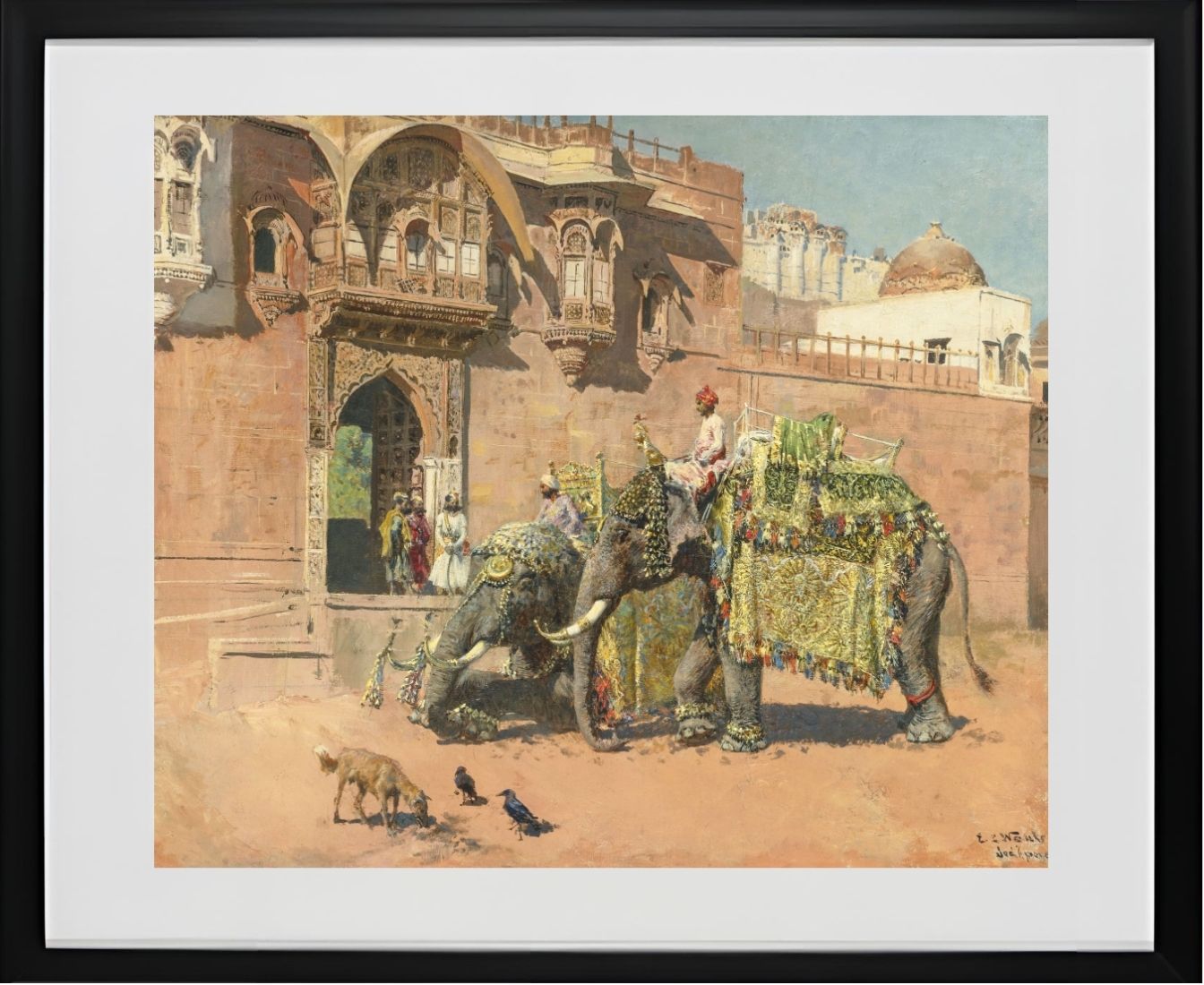 Les éléphants du Rajah de Jodhpore