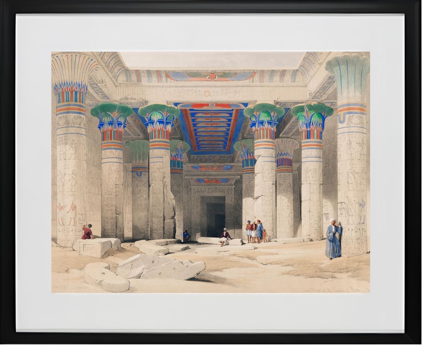 Grand Portico of the Temple of Philae Nubia