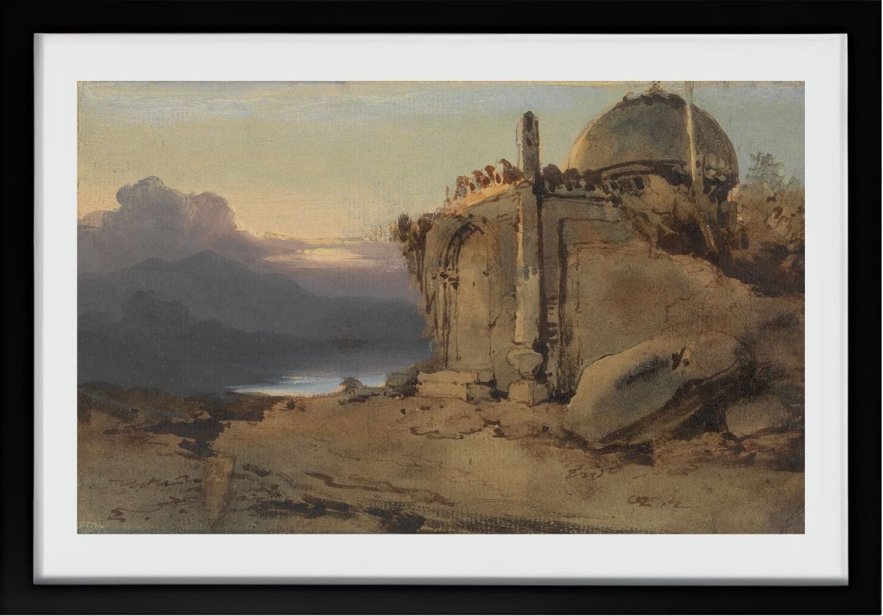 Ruins of a Temple, Sunset