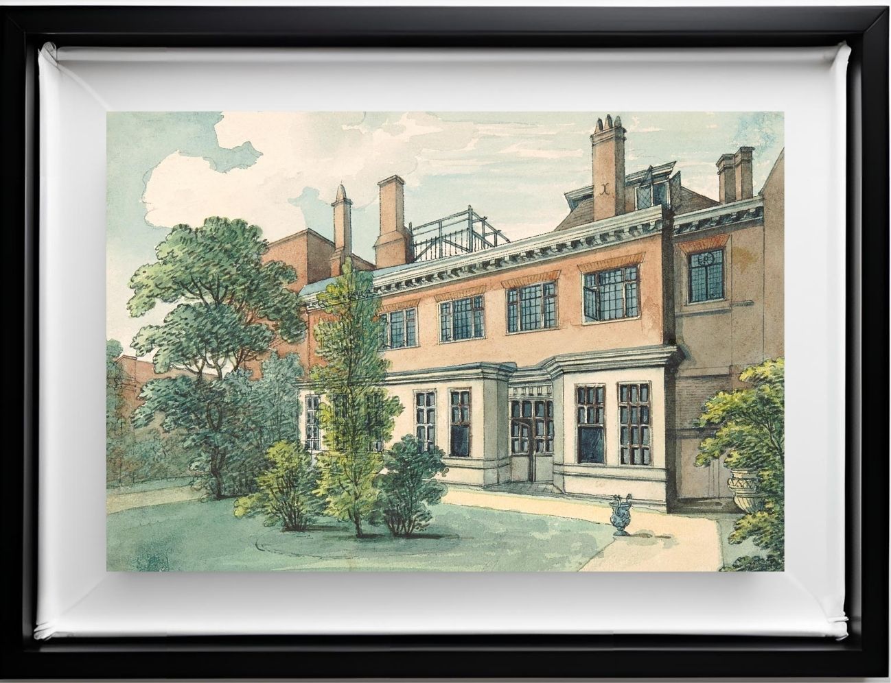 Garden Front of Weaver's Hall