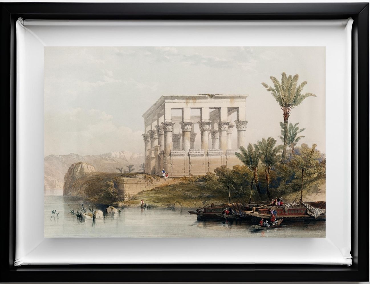 The hypaethral temple at Philae called the Bed of Pharaoh