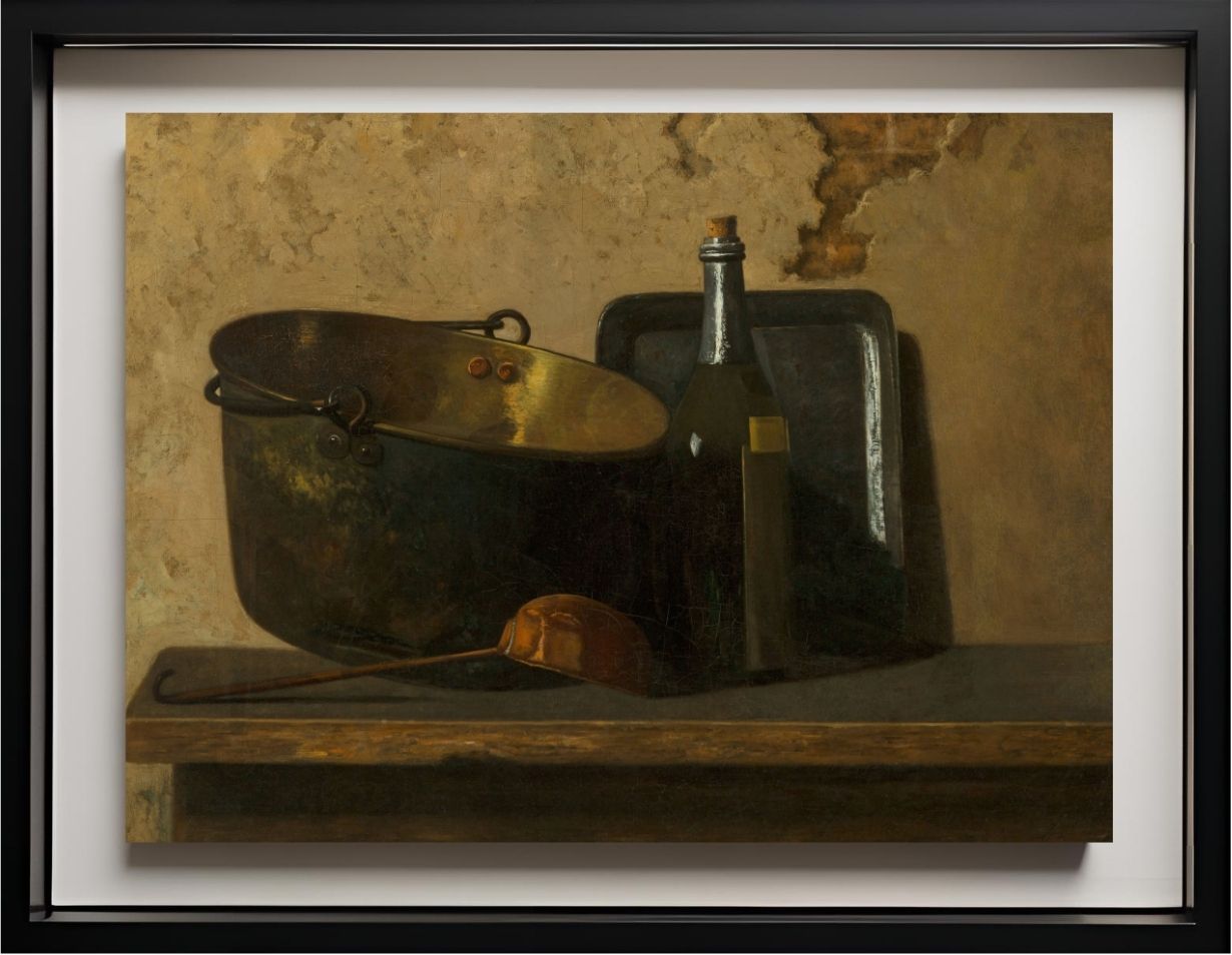 Wine and Brass Stewing Kettle (Preparation of French Potage)