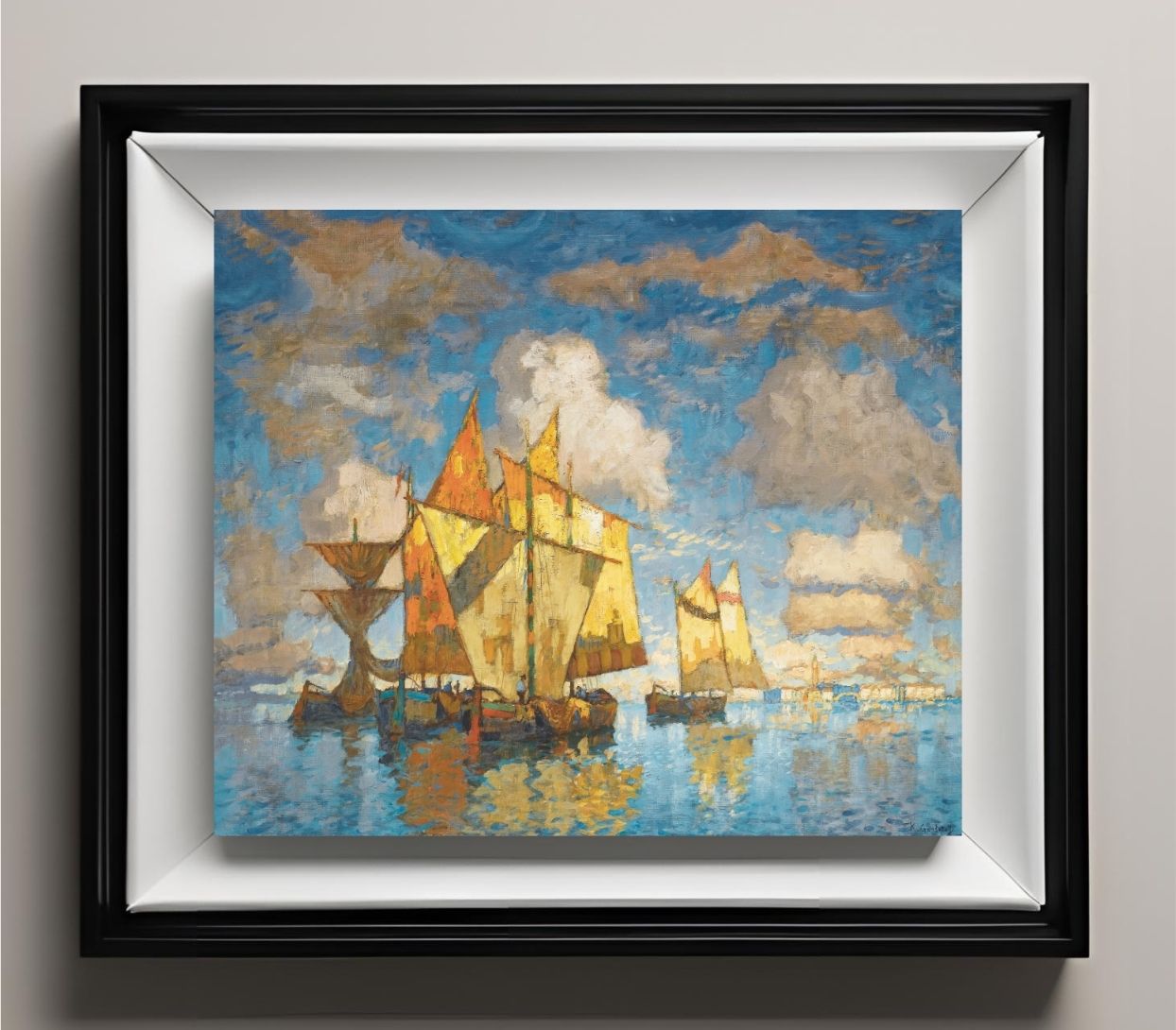 Fishing Boats In The Lagoon, Venice