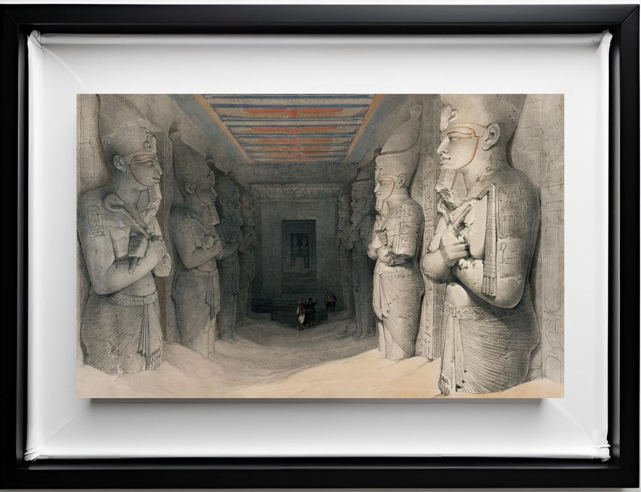 Interior of the Temple of Aboo Simbel Nubia