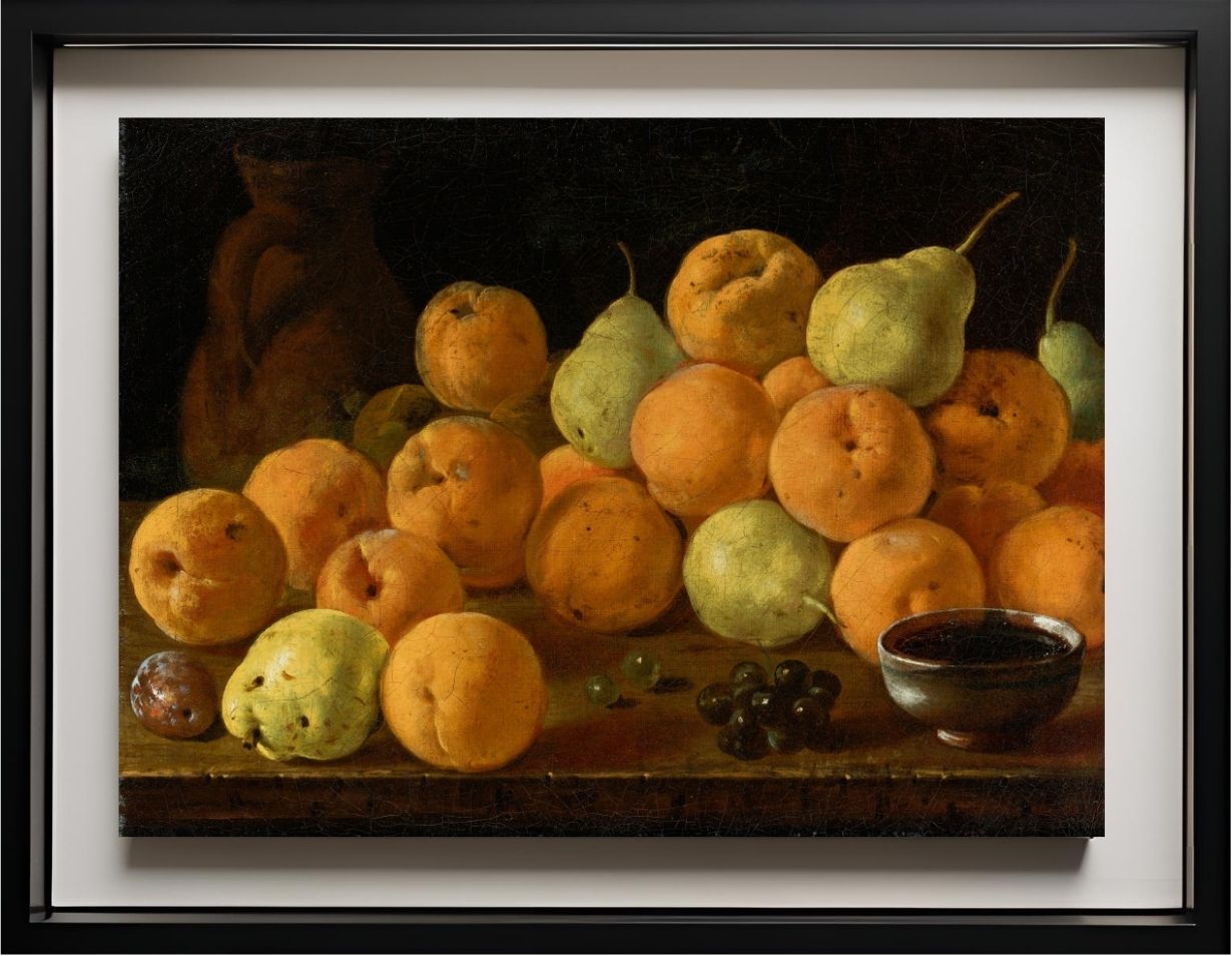 Still Life With Peaches, Pears And Grapes
