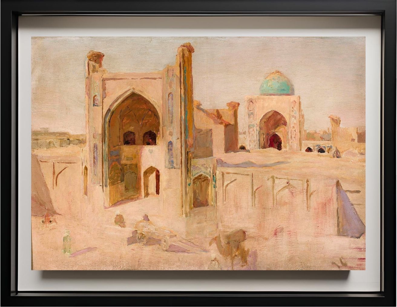 Kalan Mosque in Bukhara. From the journey to Turkestan