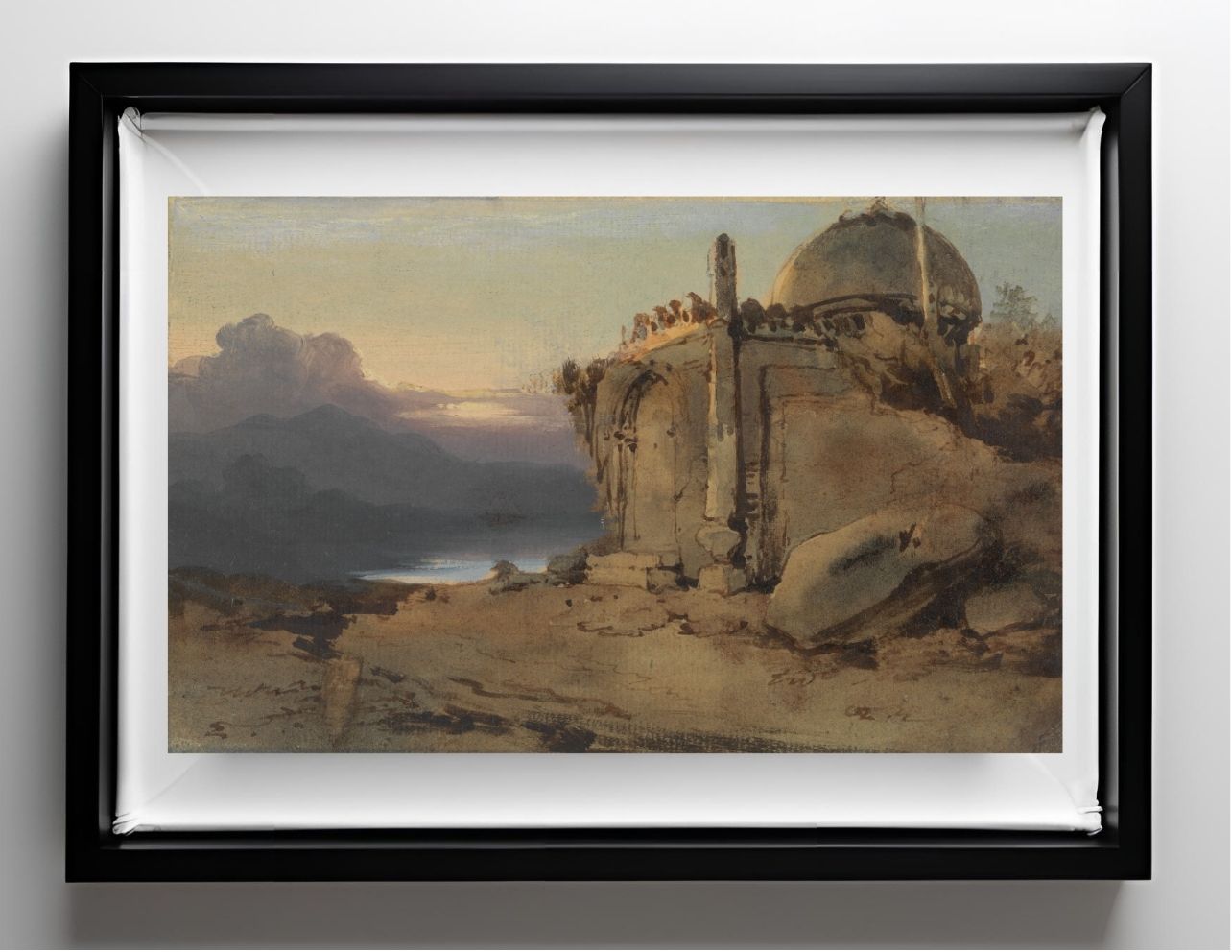 Ruins of a Temple, Sunset