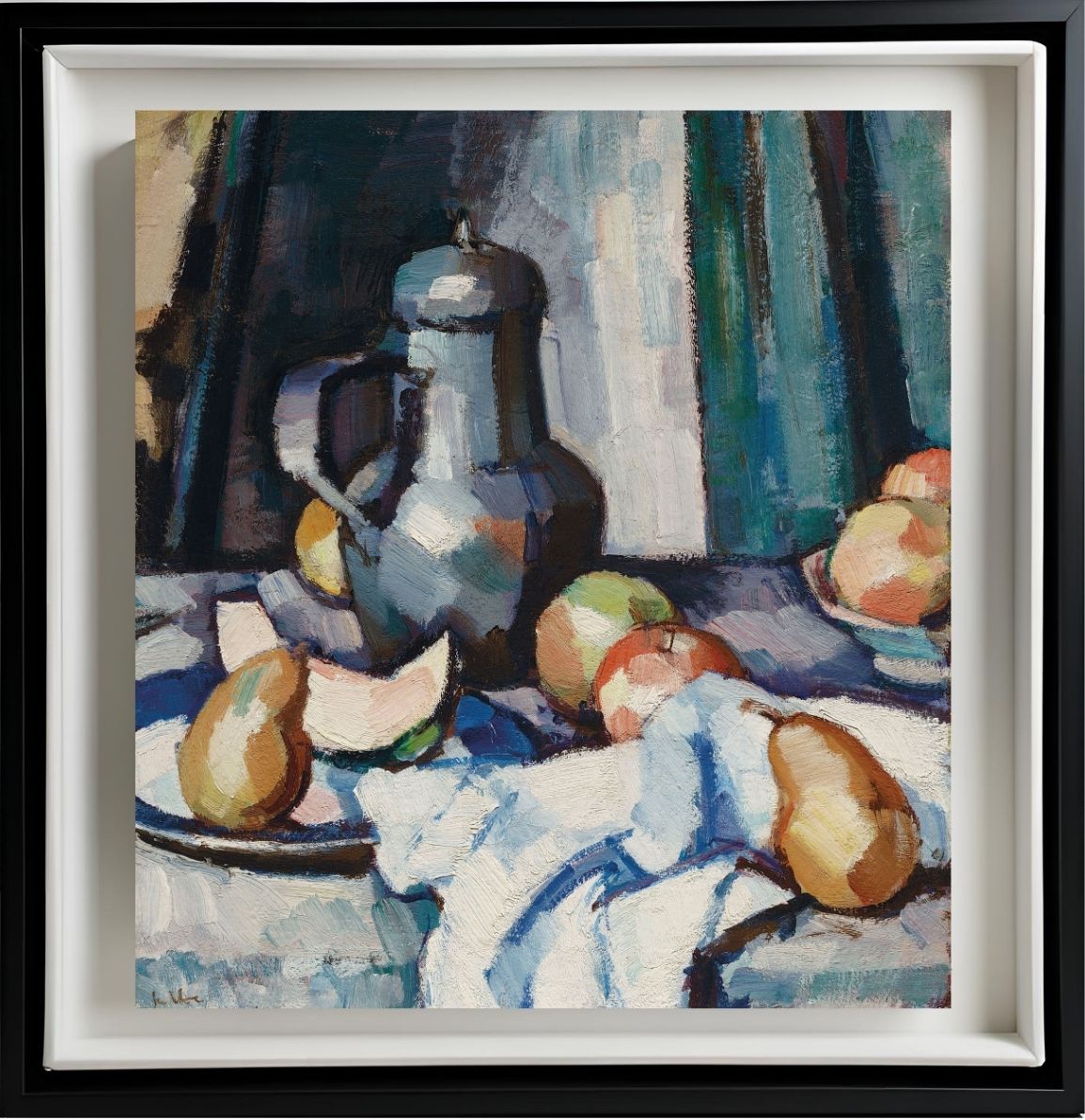 Apples and Pewter Pot