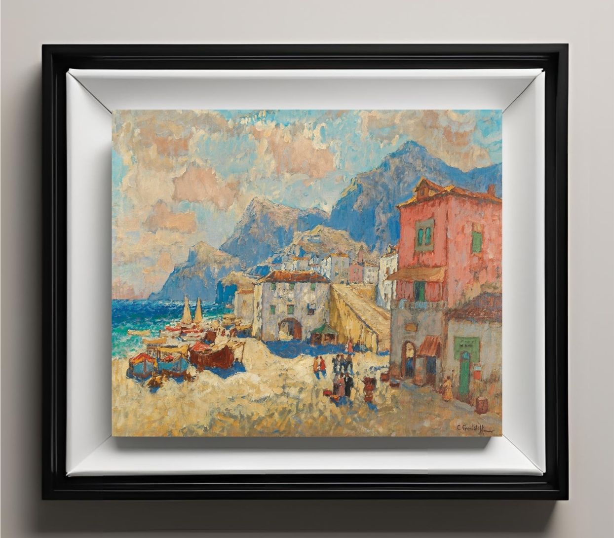 A coastal town in Spain