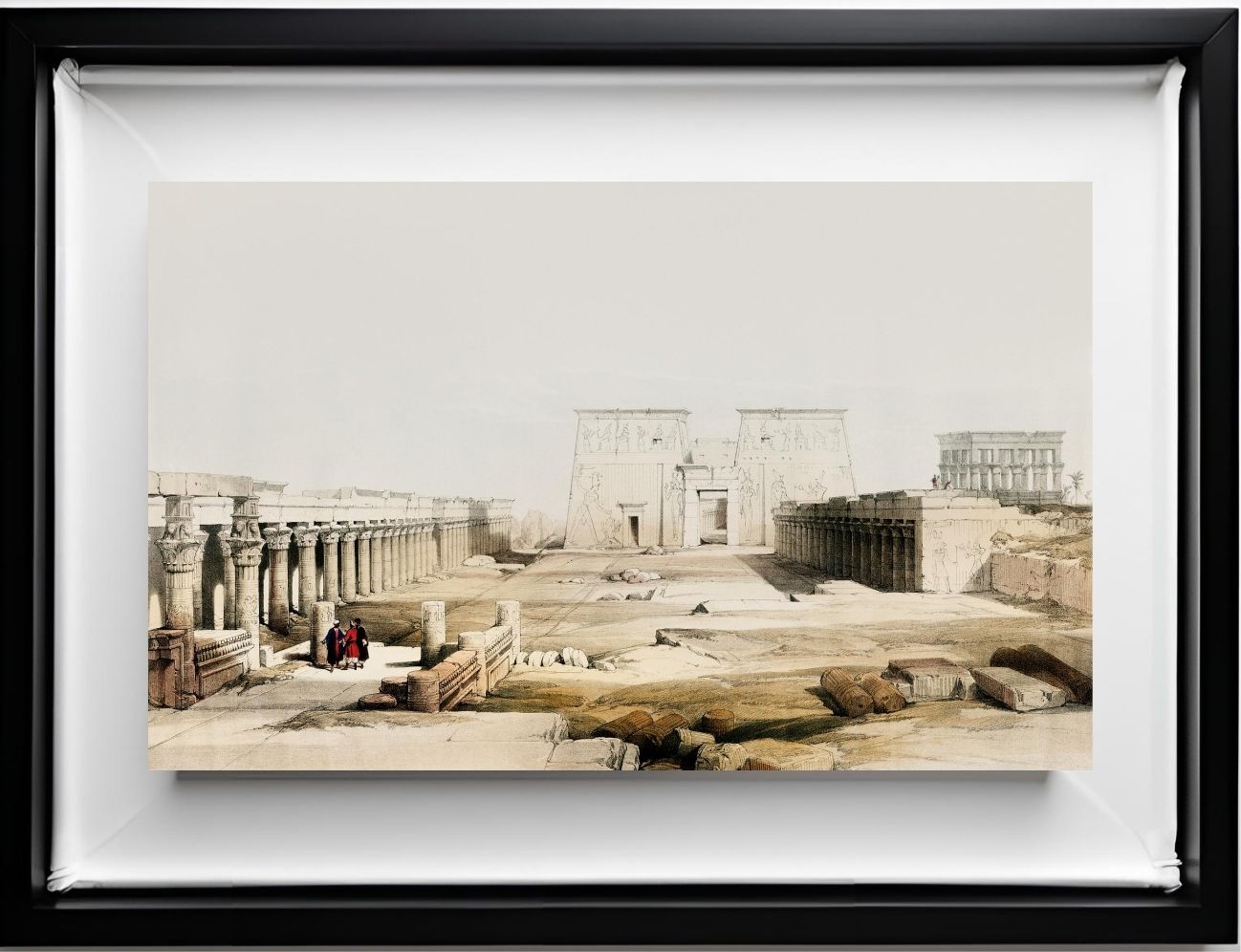 Grand approach to the Temple of Philae Nubia