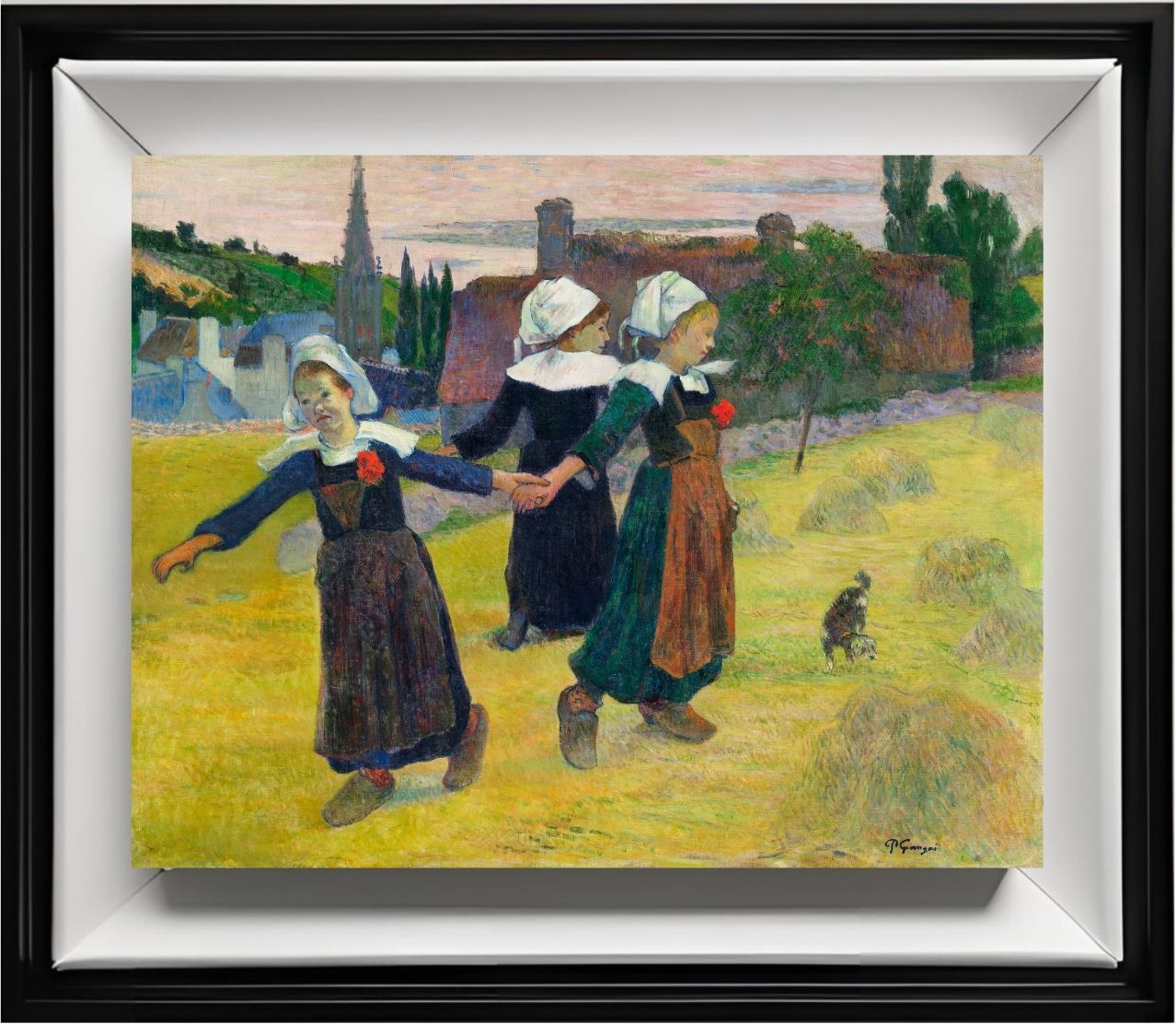 Breton Girls Dancing