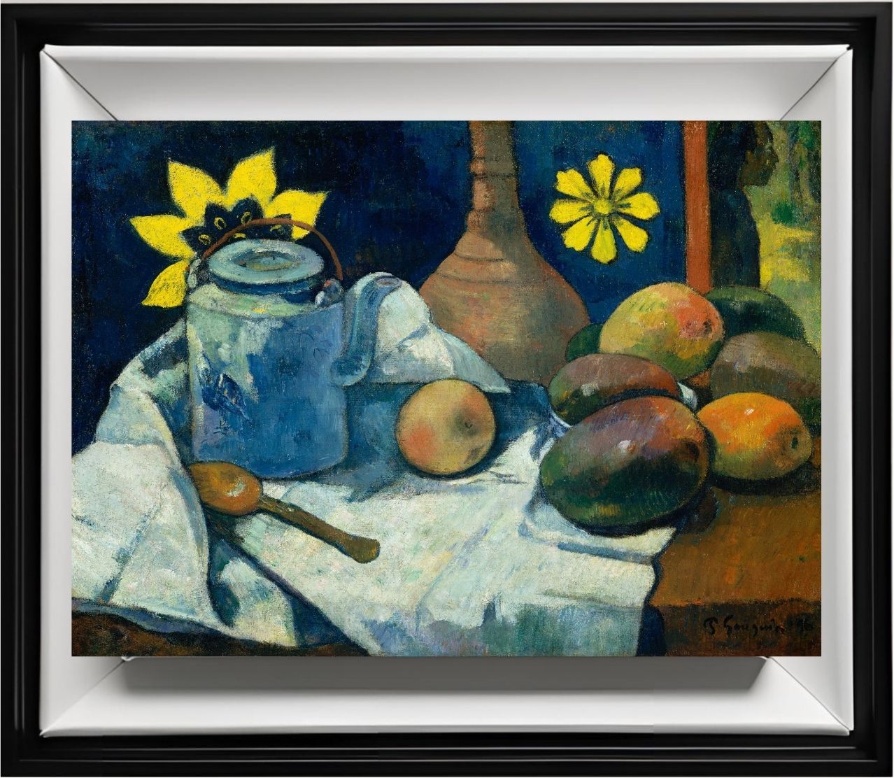 Still Life with Teapot and Fruit