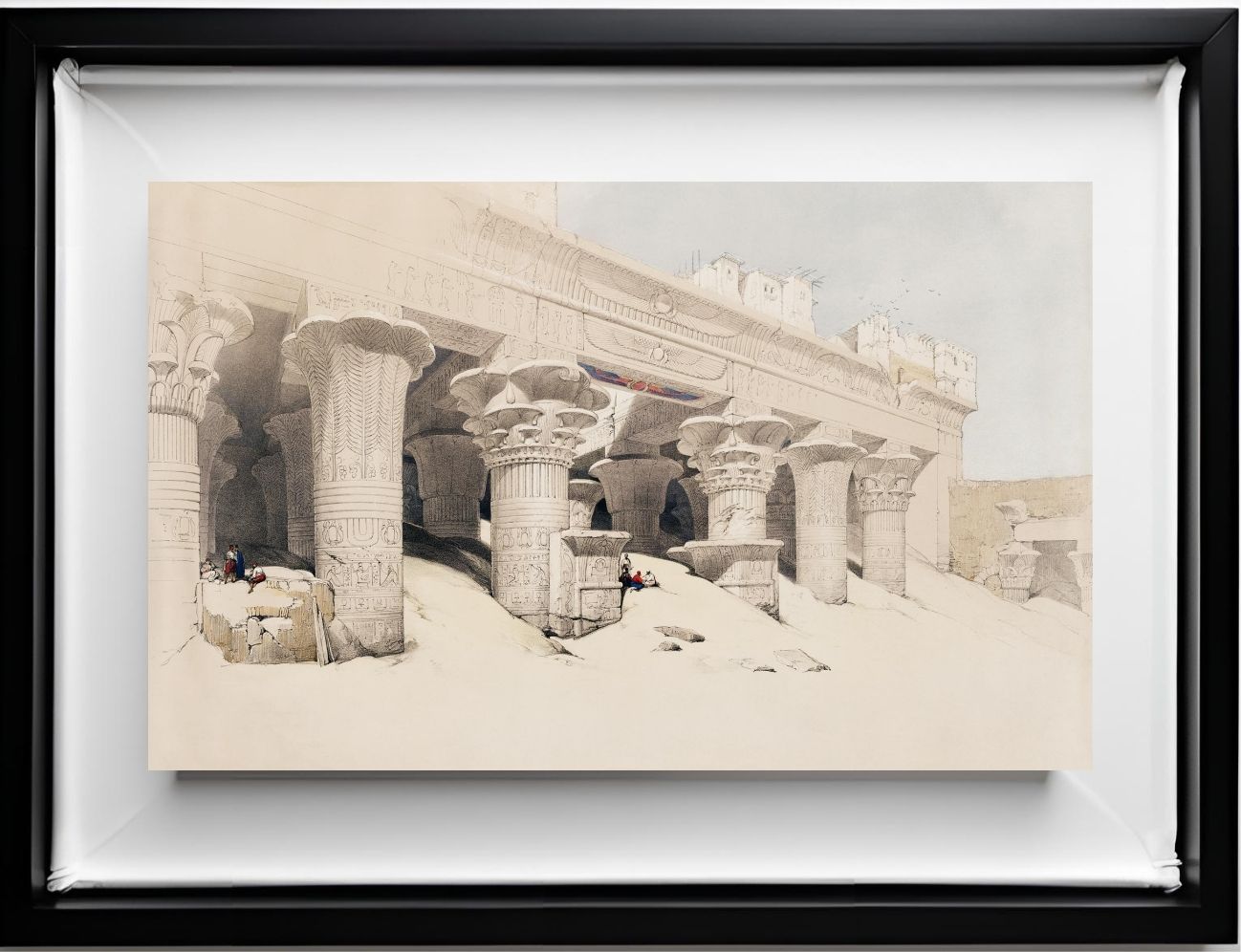 Portico of the Temple of Edfou Upper Egypt