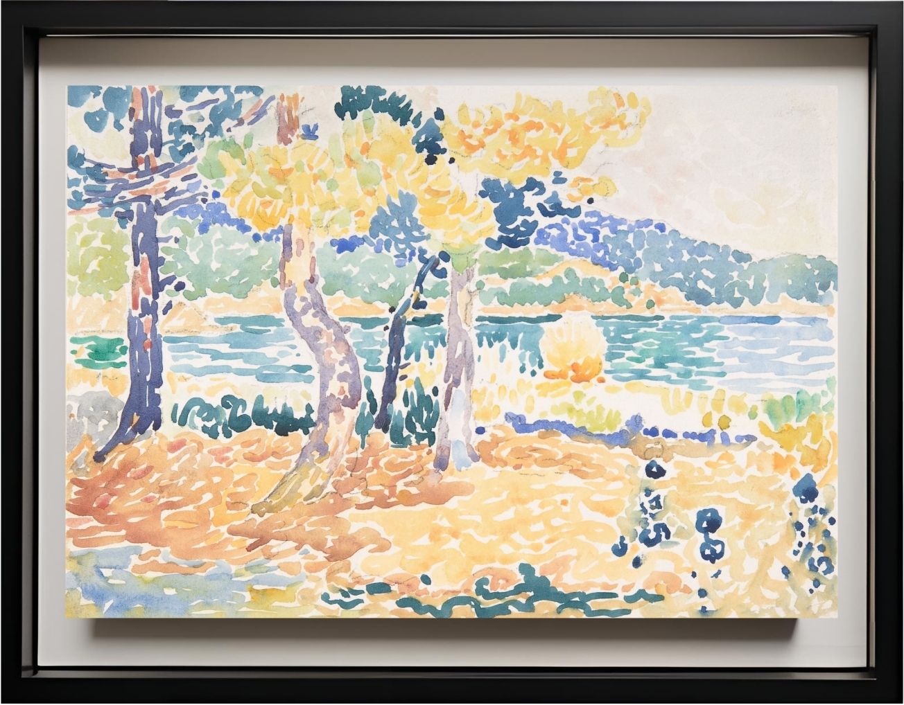Pines on the Coastline