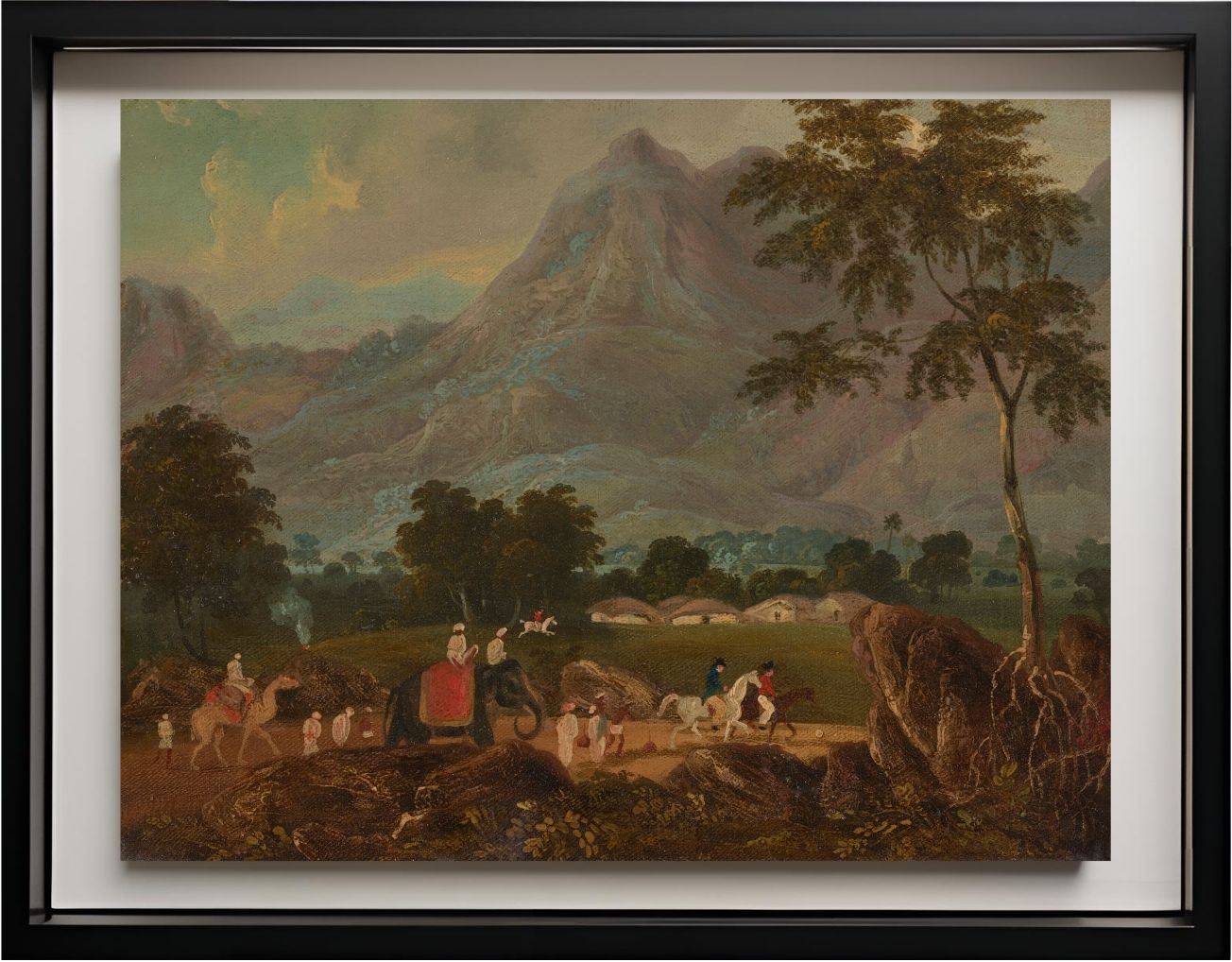 The road from Calcutta to Patna with an elephant and a camel