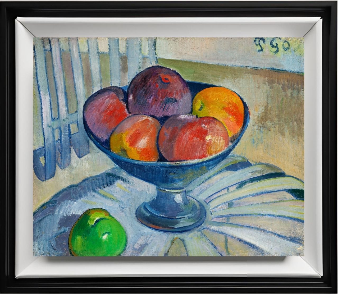 Fruit Dish on a Garden Chair