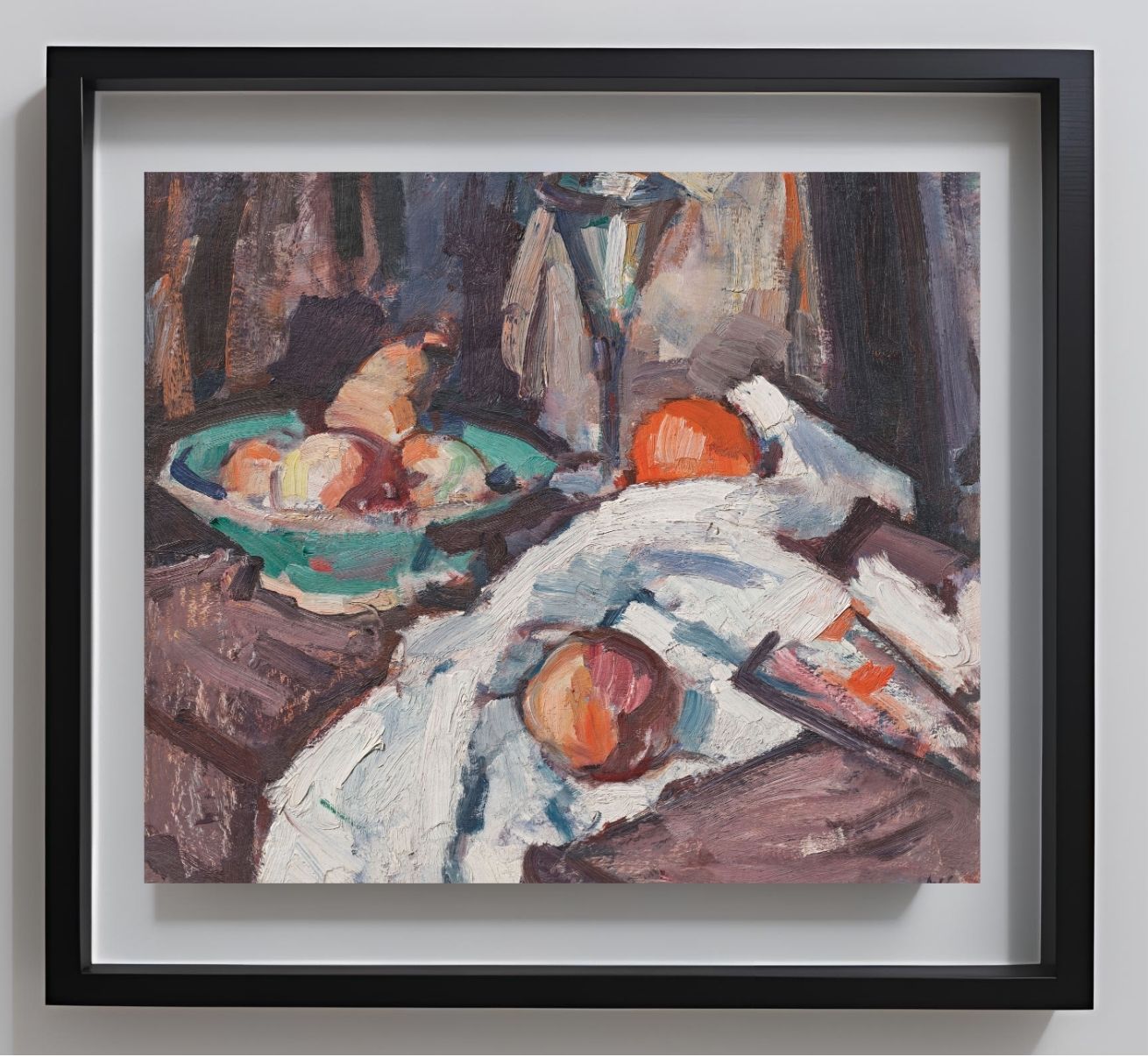 Still Life with Wine Glass and Fruit