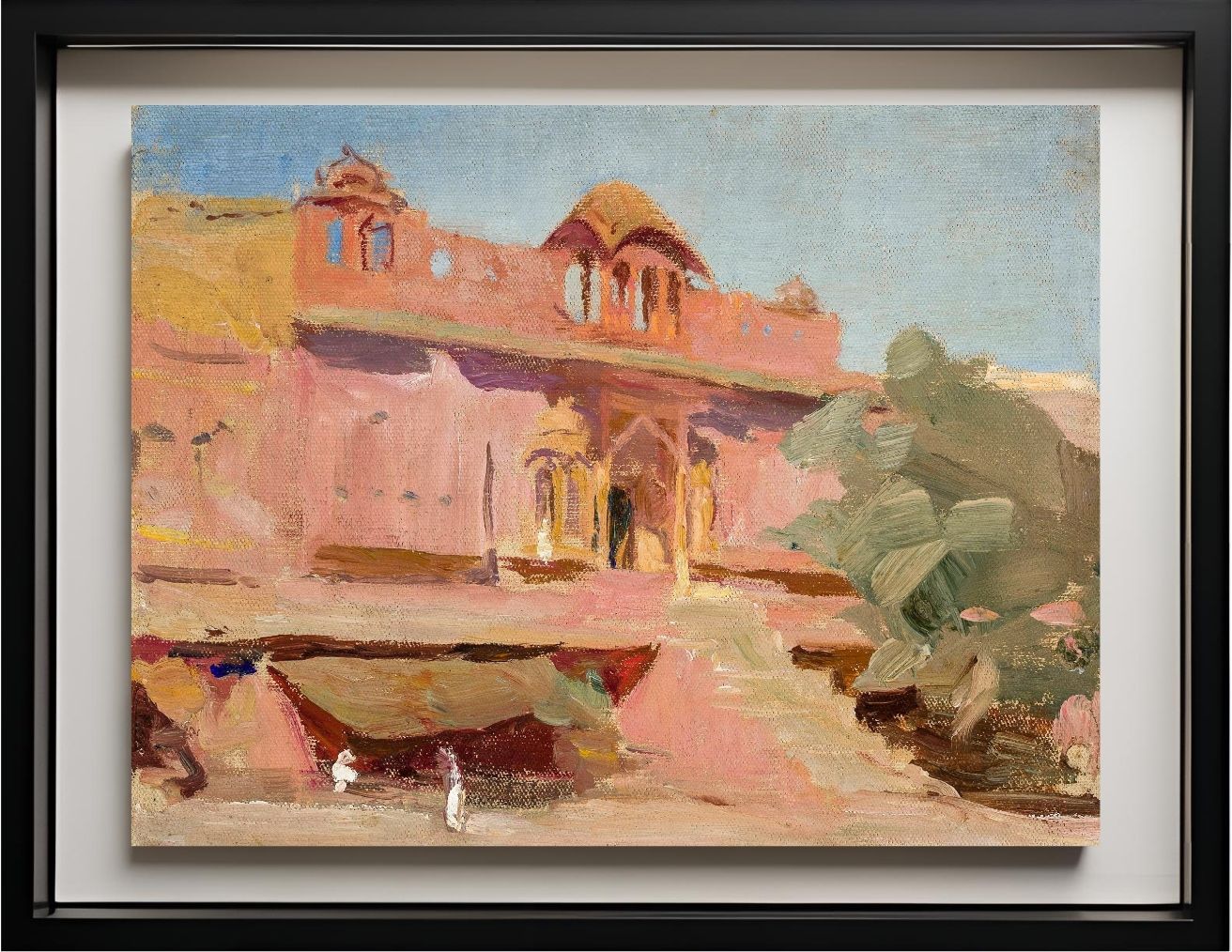 Jaipur – buildings. From the journey to India