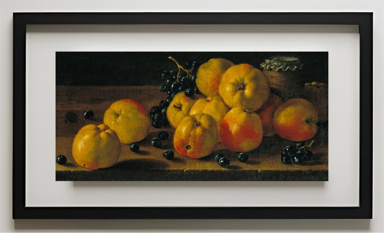 Still Life with Apples, Grapes and a Pot of Jam (18th century)