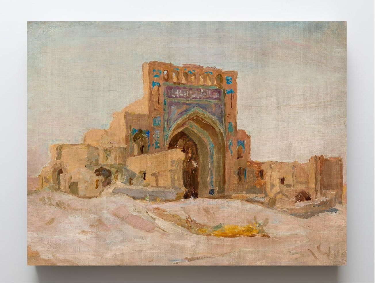 Old Persian mosque. From the journey to Turkestan