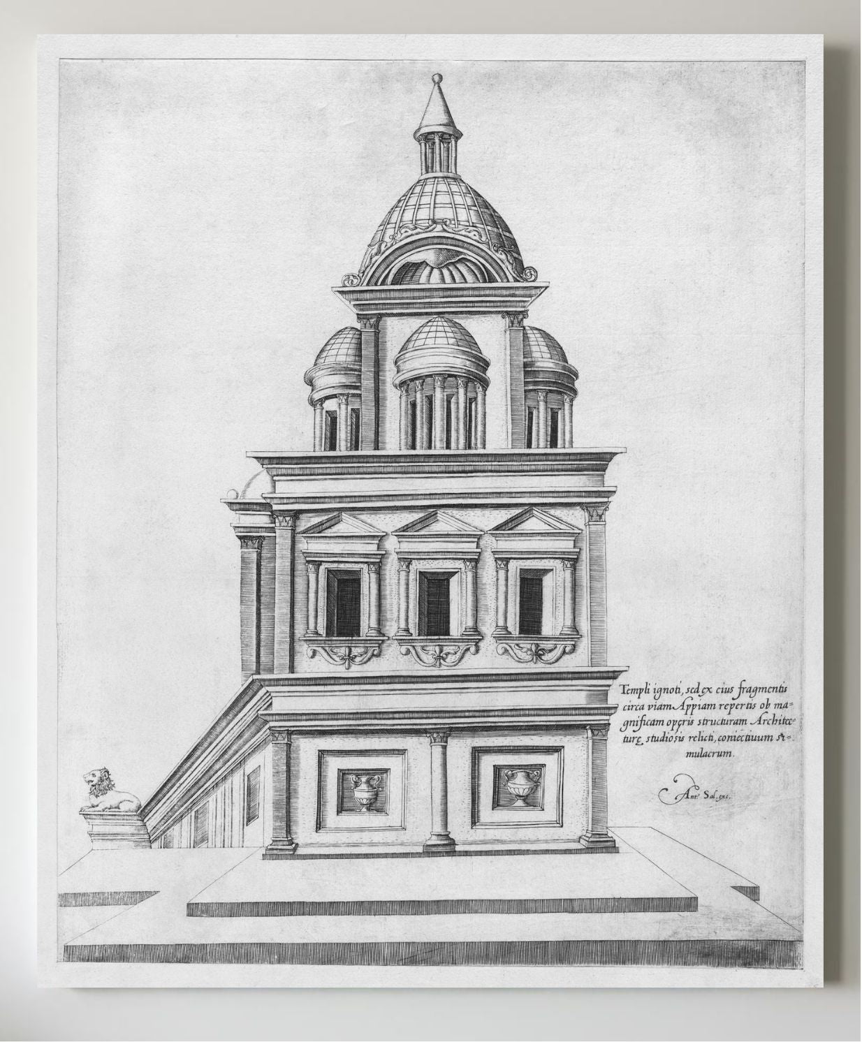 Temple near the Appian Way