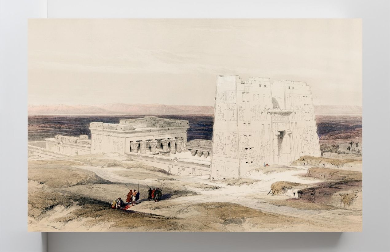 Temple of Edfou ancient Appolinopolis in upper Egypt