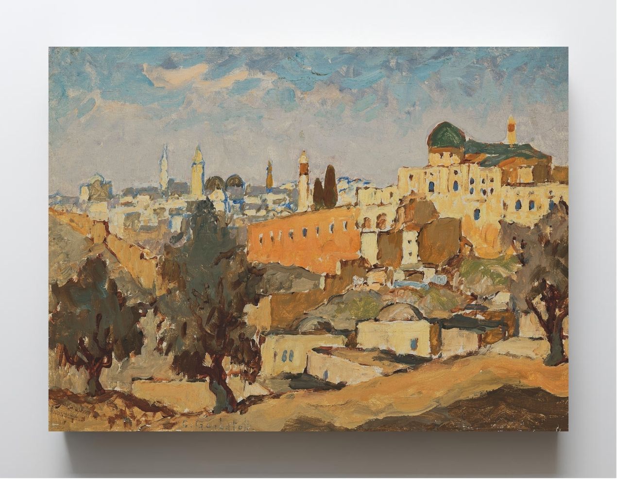 View of Jerusalem from Silwan village