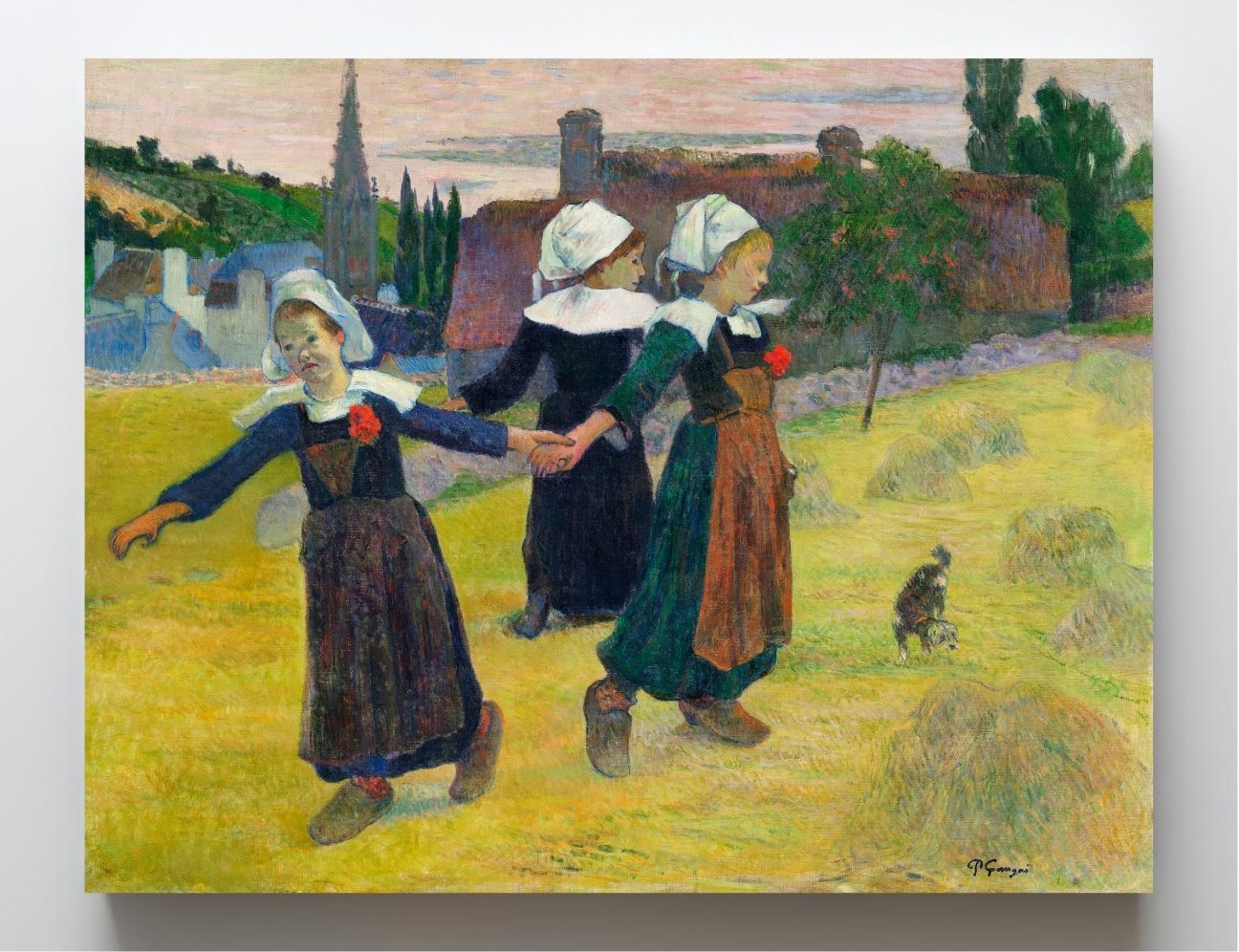 Breton Girls Dancing