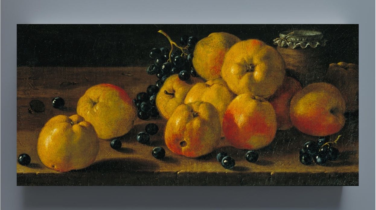 Still Life with Apples, Grapes and a Pot of Jam (18th century)