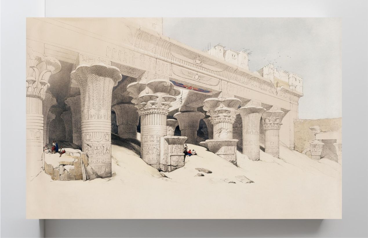 Portico of the Temple of Edfou Upper Egypt