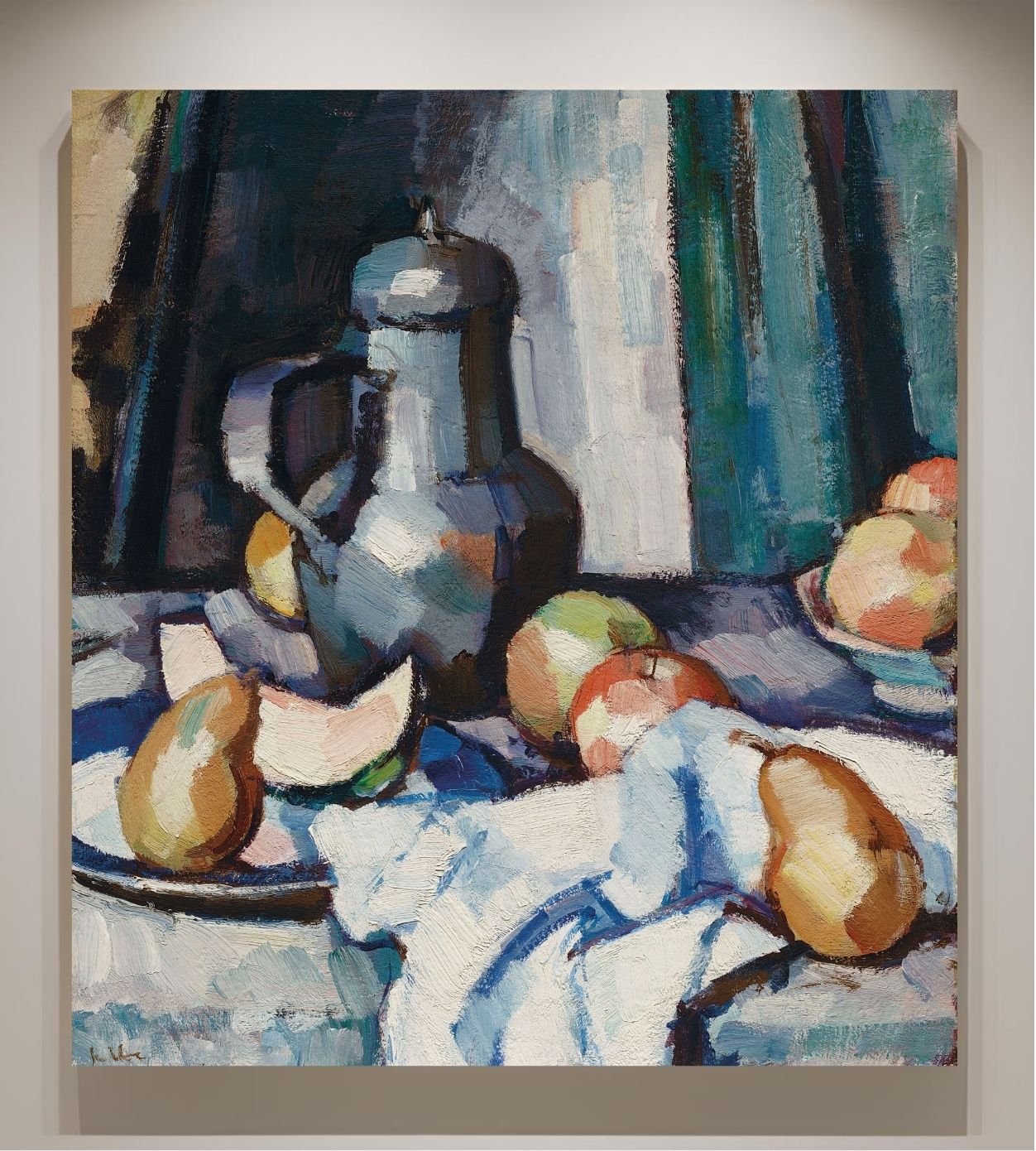 Apples and Pewter Pot