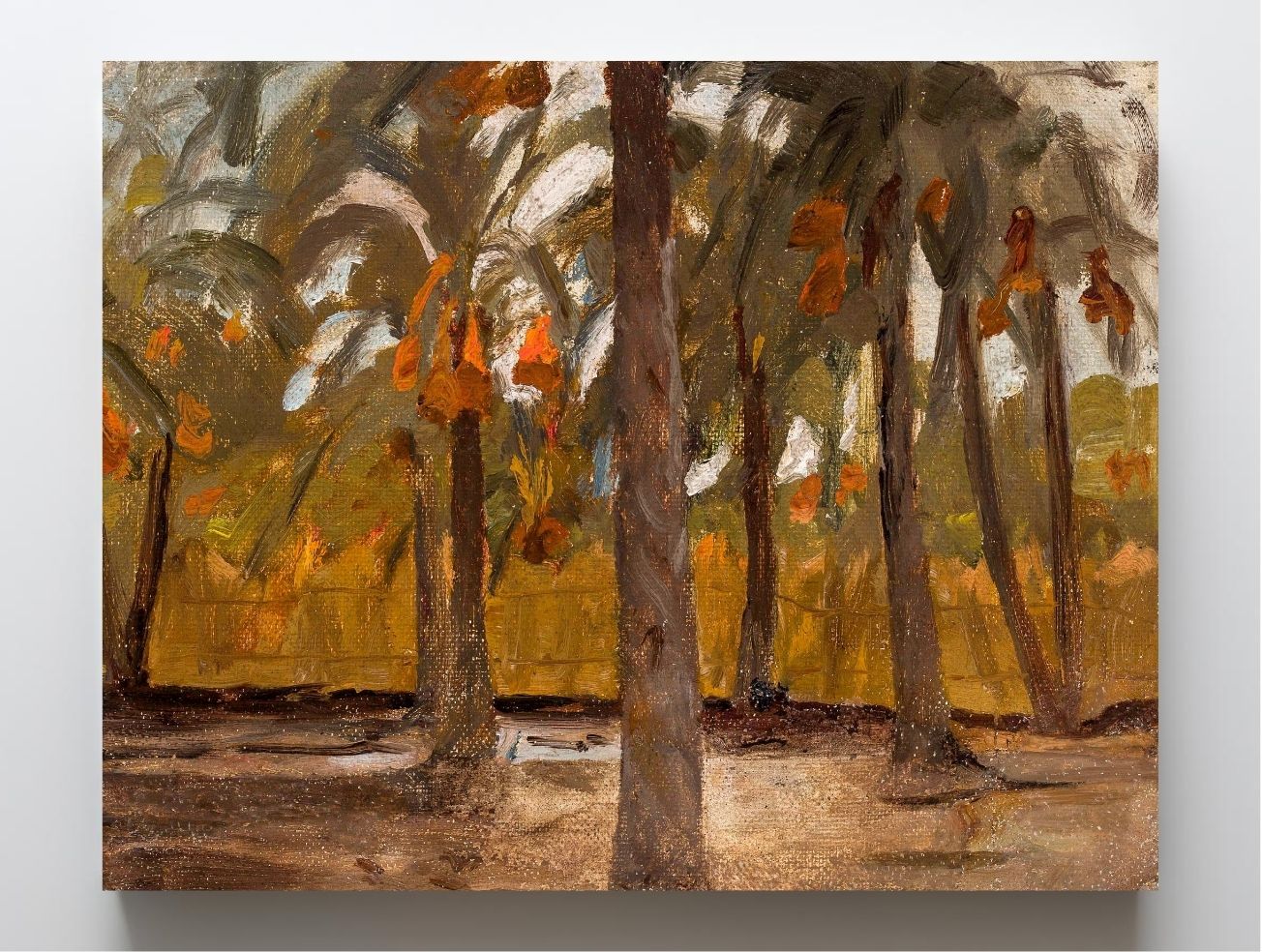 Egyptian palm forest. From the journey to Egypt