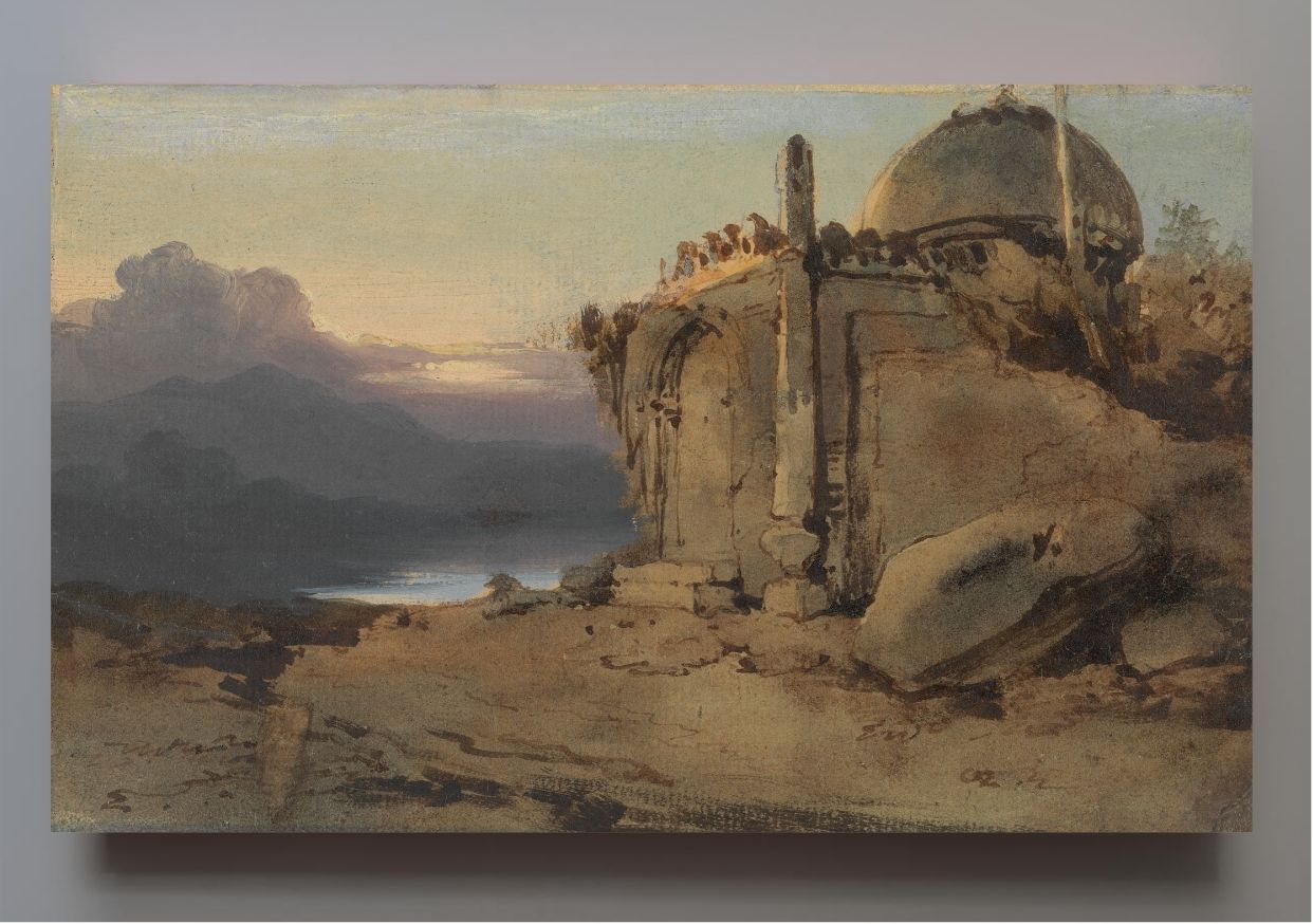 Ruins of a Temple, Sunset