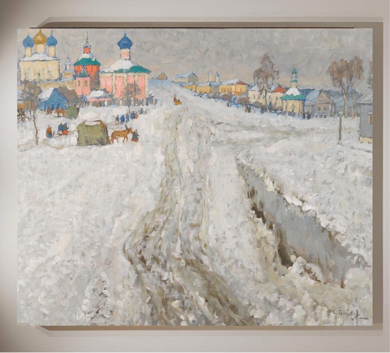Russian Town Under The Snow
